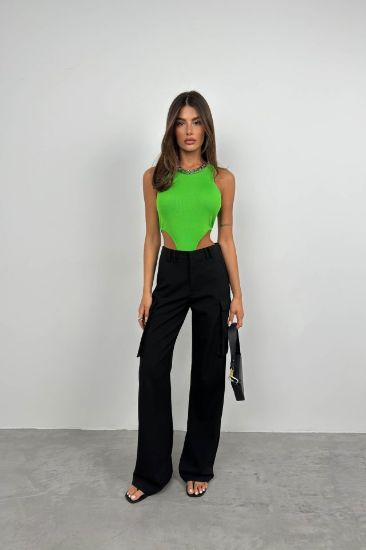 Pencere Detay Yüzücü Bodysuit resmi